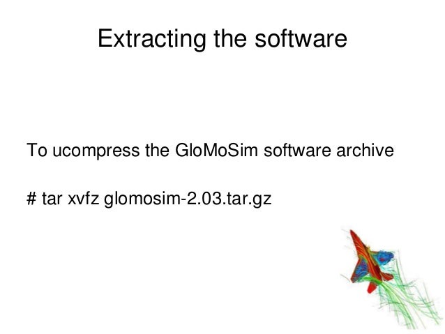 glomosim software